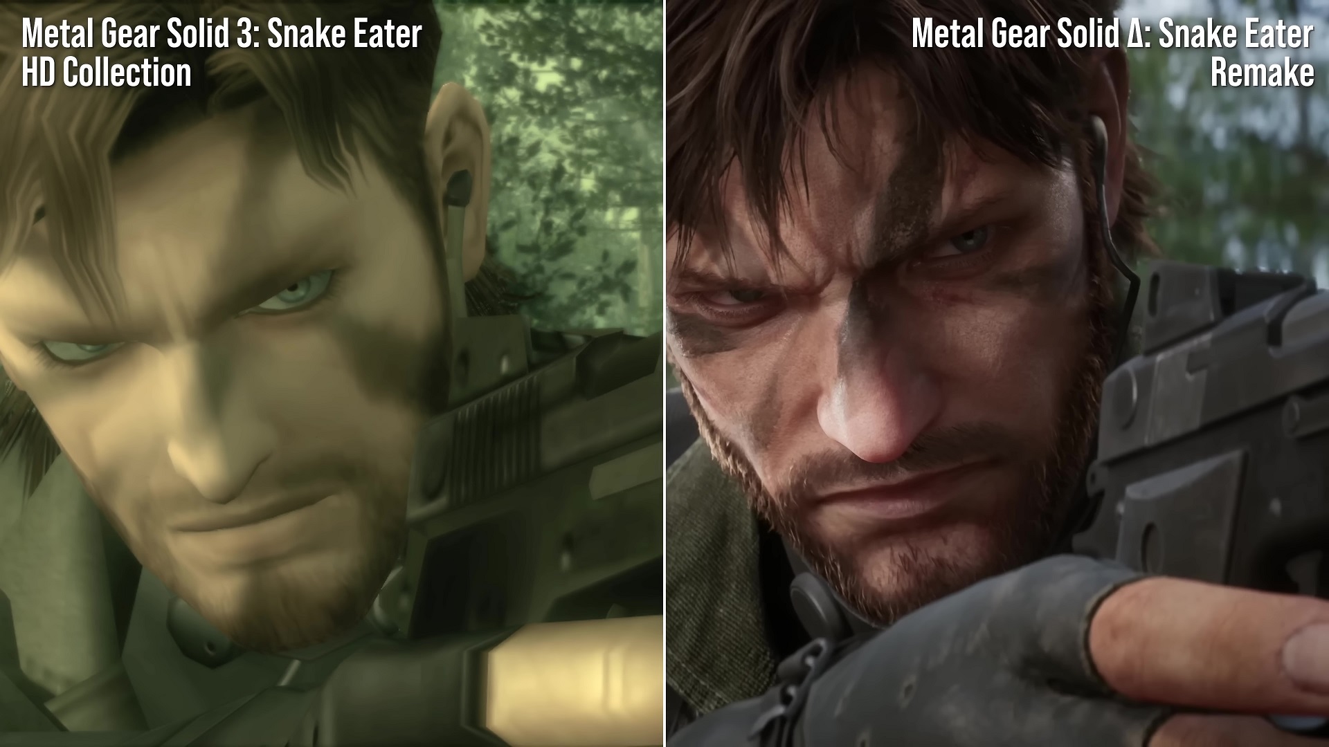 Metal Gear Solid Delta: Snake Eater | Comparatif PS2 V.S. PS5