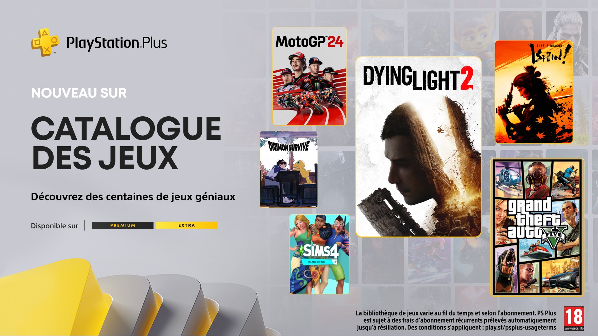 PS Plus Extra & Premium Novembre 2024 | La liste des jeux PS5 et PS4